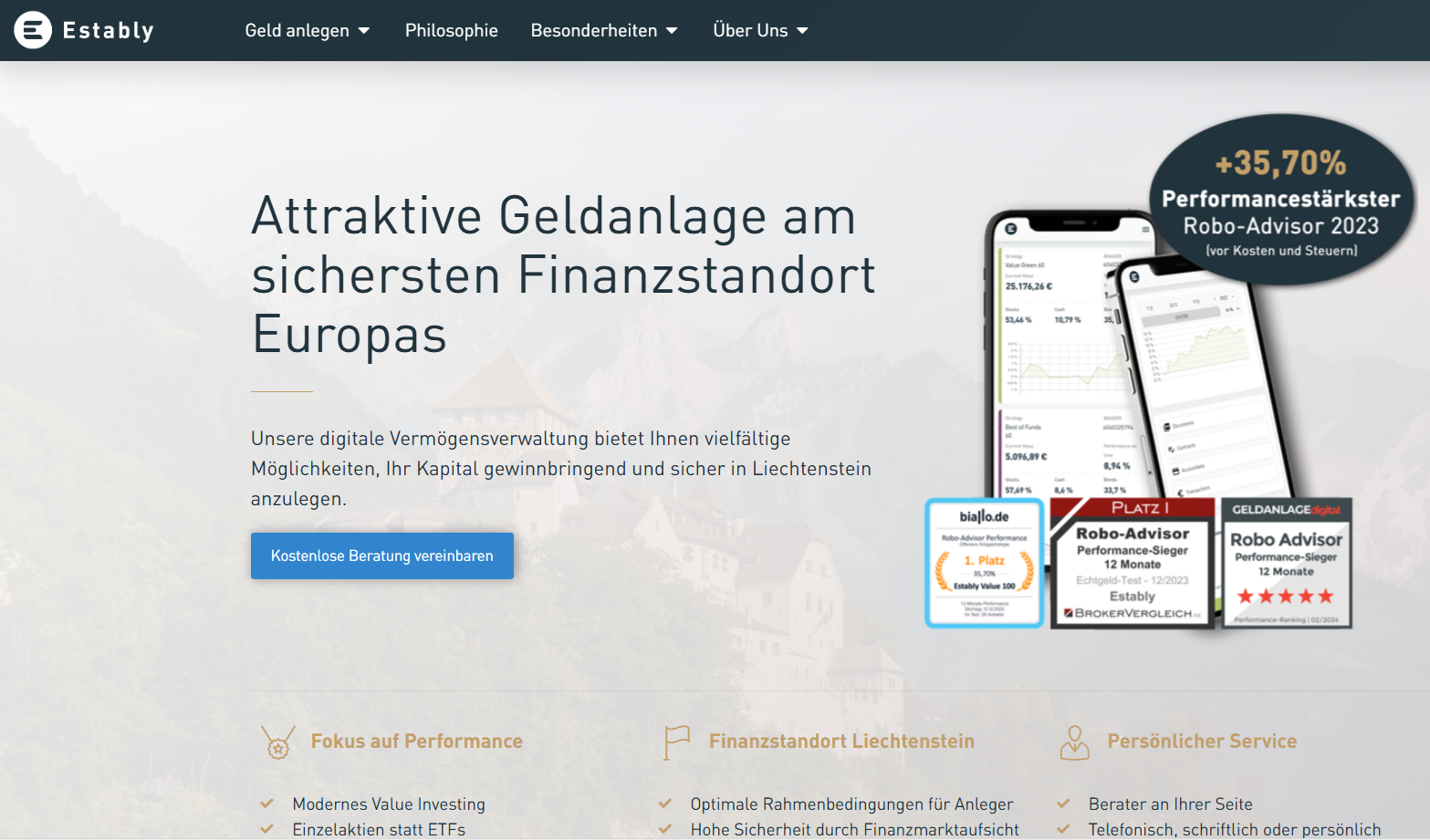 Estably Webseite Unser Finanzblog